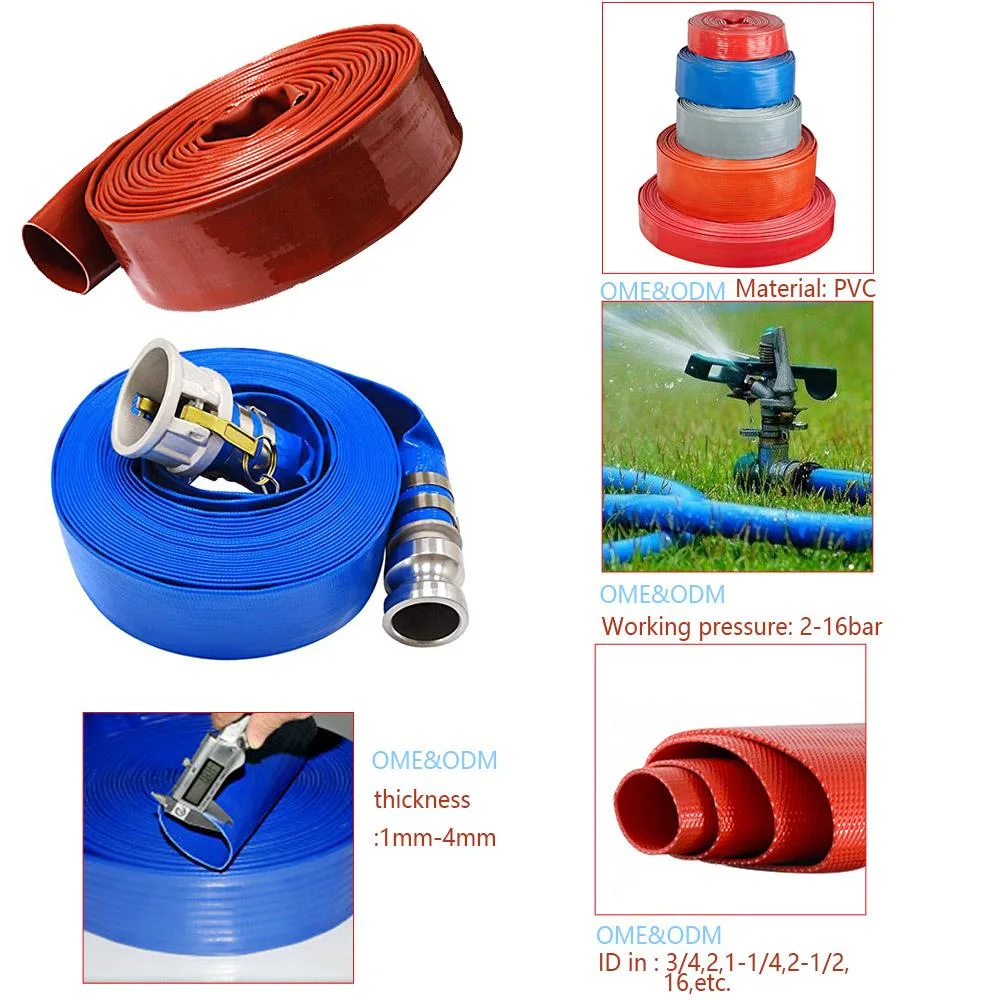 High Pressure Hose Red High Pressure PVC Hose for Fire Protection