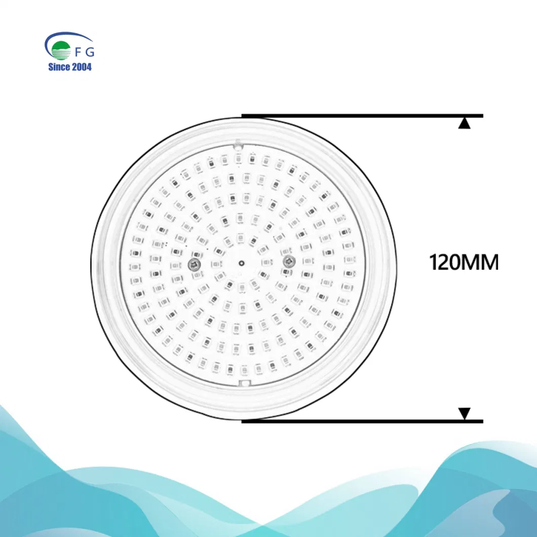 1-1/2 Inch 10W RGB Remote Vinyl Liner Piscine Swimming Pool Light 1.5 Inch LED Underwater Light