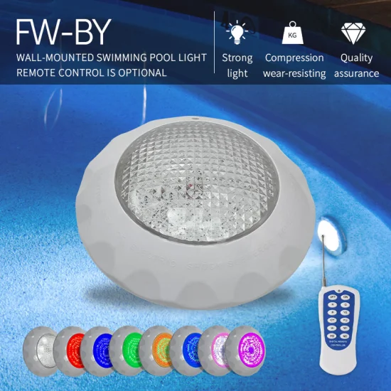 Lampada subacquea che cambia colore multiplo 12W 18W 25W 35W LED Luce per piscina con fontana per montaggio a parete