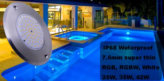 Luci per piscina a LED 12V 42W per piscina interrata che cambia colore per montaggio a parete